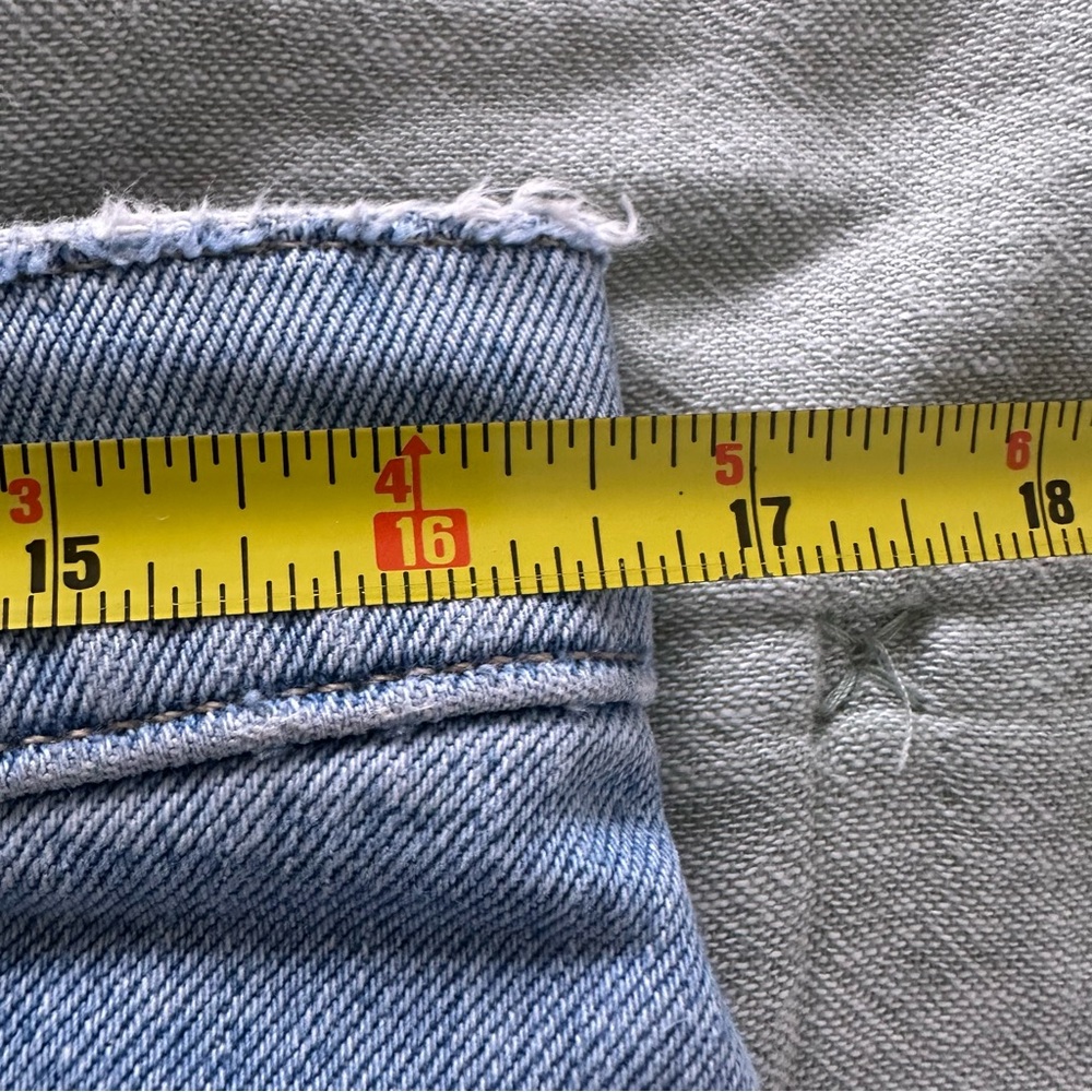 Abercrombie & Fitch The Dad High Rise Jeans Angled Waist Size 8 Short Petite - Picture 6 of 8